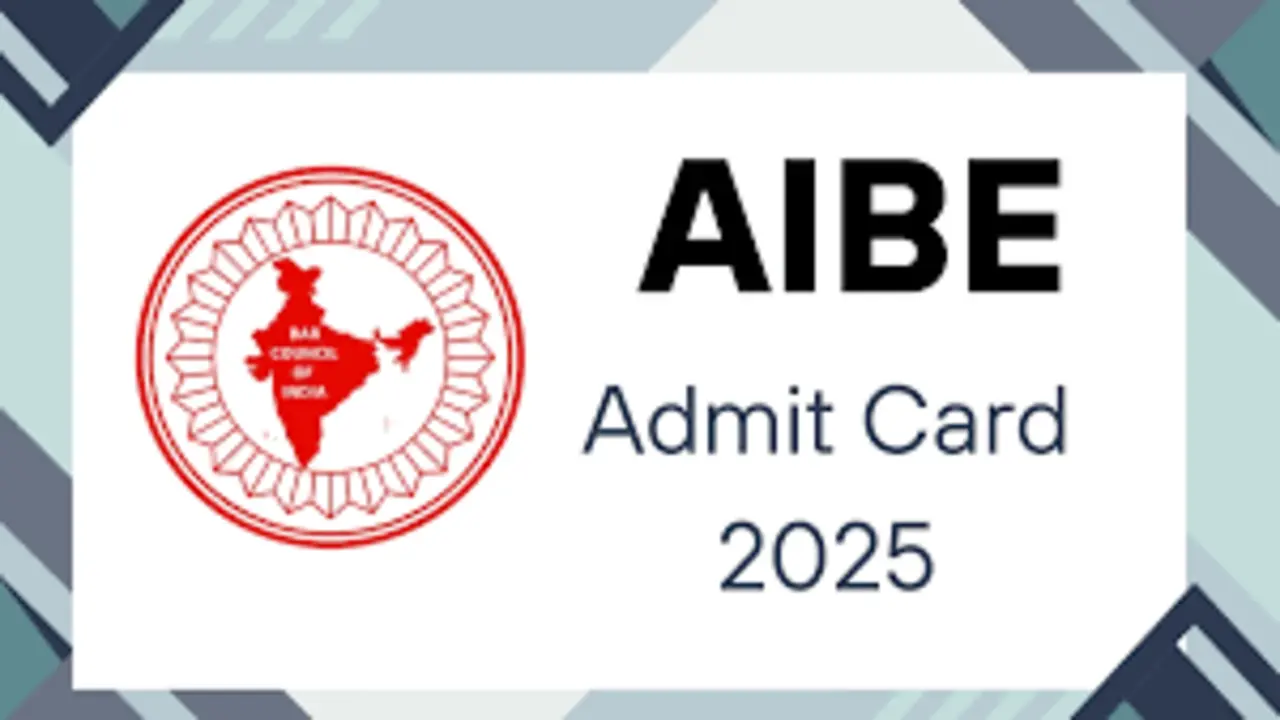 AIBE (20) Admit Card 2025